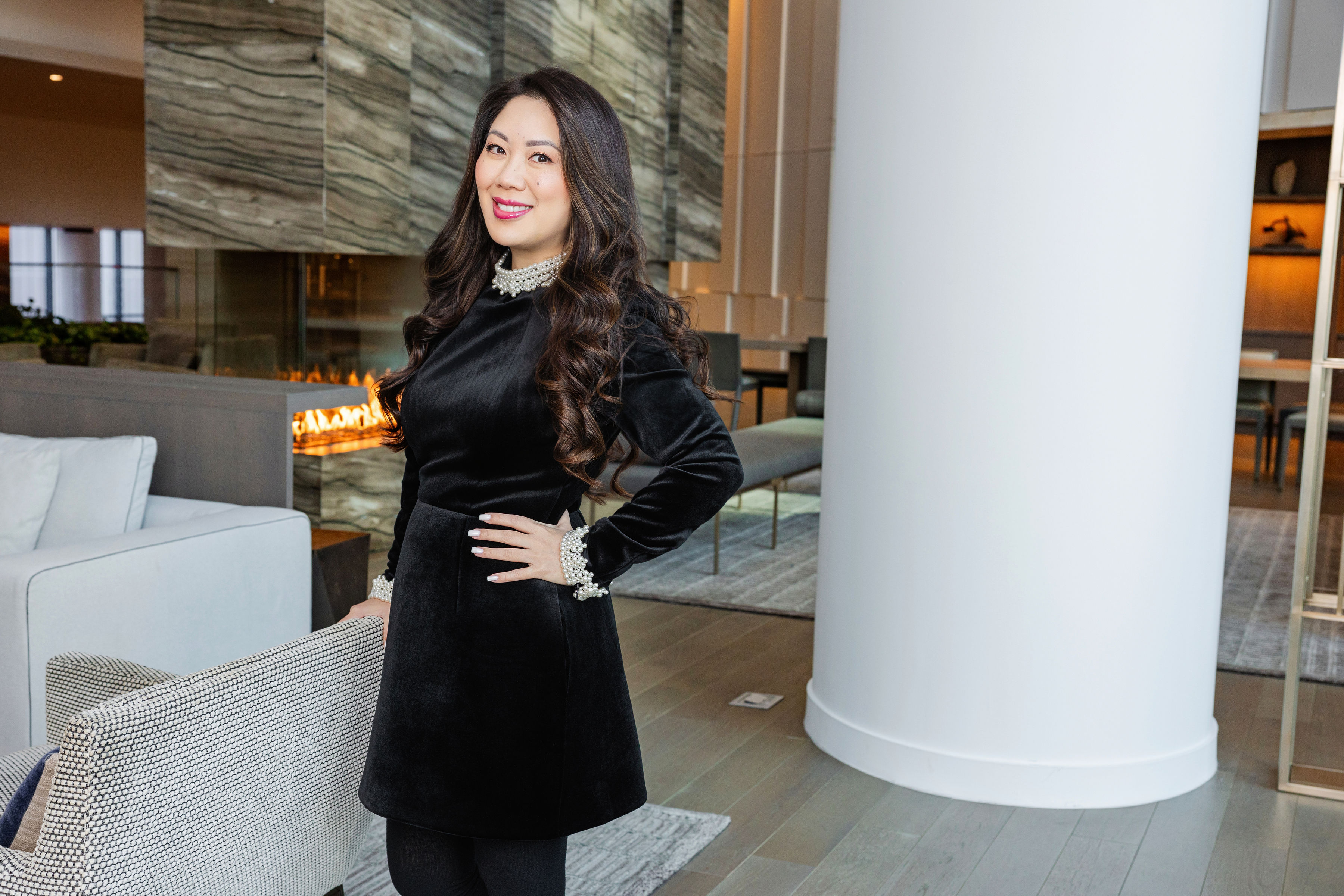 Studio portrait of Dr. Lanna Cheuck, DO, FACS, founder and Medical Director of Wellness House NYC